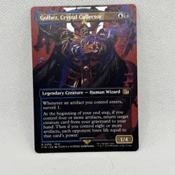 MTG - Golbez, Crystal Collector (Borderless) Final Fantasy Regular NM Pack Fresh - Image 1