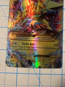 Custom M Manectric EX Fun Fan Art Card Pokemon Card 120/199 - Image 3