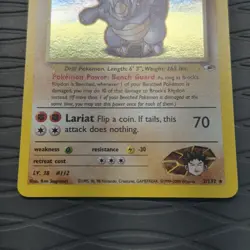 Brock's Rhydon 2/132 Gym Heroes Holo Rare Pokemon Card - Image 5