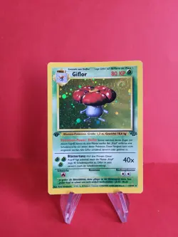 Pokemon Karte/card Giflor Vileplume 15/64 Jungle Set 1. Edition SWIRL Near Mint+ - Image 1