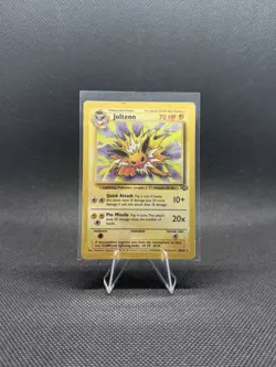 1999 Pokemon TCG Jolteon Jungle 20/64 Rare Vintage Card WOTC Regular LP - Image 1