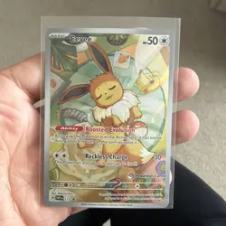 Pokemon Center Eevee #173 Stamped Promo Prismatic Evolutions Trading Card - Image 1