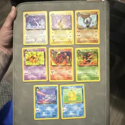 Pokemon TCG Team Rocket Card Lot Dark Dragonair, Jolteon, Machoke 8 Cards - Image 1