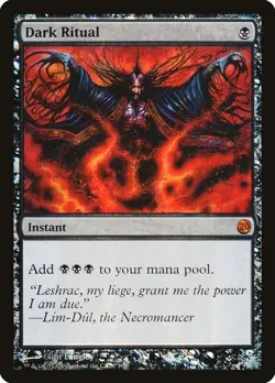 MTG DARK RITUAL FOIL EXC - RITO OSCURO - FTV 20 - Image 1
