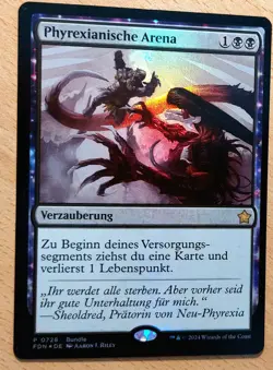 MTG Magic: # FOIL # Phyrexianische Arena/ Phyrexian Arena, DEUTSCH, Nearmint - Image 2