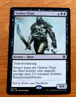 Mtg Magic: Grabes-Titan, Grave Titan, DEUTSCH, Mythic, Riese, Zombie - Image 1