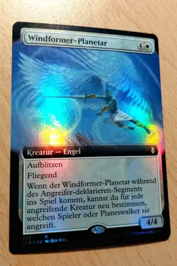 Mtg Magic # FOIL # Windformer-Planetar,Windshaper Planetar, DEUTSCH, Engel - Image 2