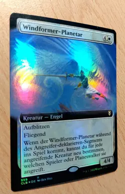 Mtg Magic # FOIL # Windformer-Planetar,Windshaper Planetar, DEUTSCH, Engel - Image 3