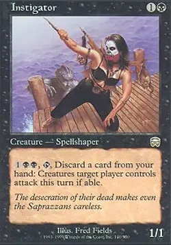 MTG - Instigator - Foil Mercadian Masques - Image 1