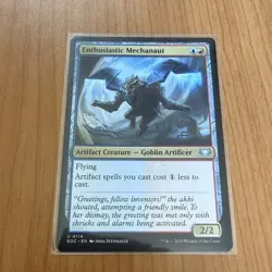 Enthusiastic Mechanaut - N/M - Edge Of Eternities - MTG Magic The Gathering Card - Image 1