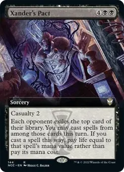 Xander's Pact EXTENDED - 144 - Rare - Streets of New Capenna NNC MTG - Image 1