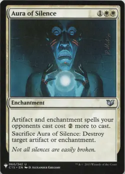 Aura of Silence U The List Reprints 60 LP MTG - Image 1