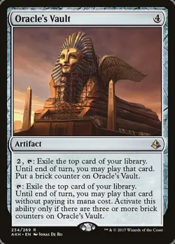 Oracle's Vault 3x FOIL AKH MTG Amonkhet Rare MINT artifact - Image 1