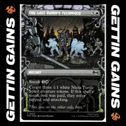 The Last Ronin's Technique - Showcase - 0223 - UC - Foil - TMNT - MTG - NM/M - Image 1