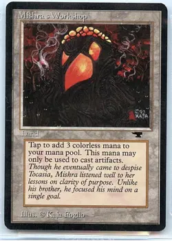 1994 MTG Antiquities Mishra's Workshop U1L BGS 9.5 GEM MINT - Image 3