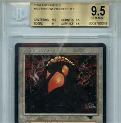1994 MTG Antiquities Mishra's Workshop U1L BGS 9.5 GEM MINT - Image 4