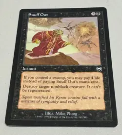 Snuff Out - MTG - Mercadian Masques - ENGL. - ©1999 NM/M - Image 1