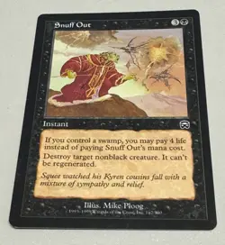 Snuff Out - MTG - Mercadian Masques - ENGL. - ©1999 NM/M - Image 2