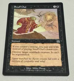 Snuff Out - MTG - Mercadian Masques - ENGL. - ©1999 NM/M - Image 3