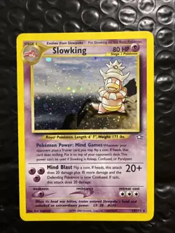 Slowking 14/111 Neo Genesis Holo Rare 2000 Unlimited Stage 1 80 HP Pokemon Card - Image 1