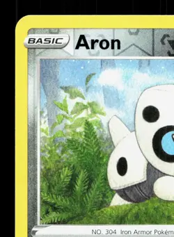 Aron 121/189 Darkness Ablaze LP Reverse Holo Pokemon Card TCG - Image 2