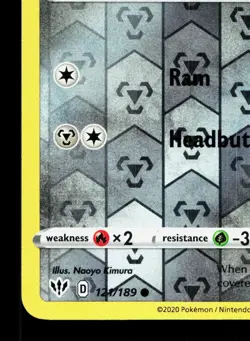 Aron 121/189 Darkness Ablaze LP Reverse Holo Pokemon Card TCG - Image 4