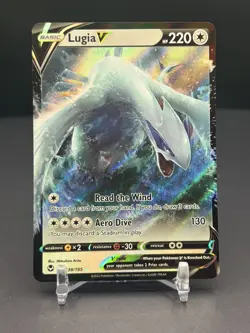 Pokemon Sword & Shield Silver Tempest Lugia V 138/195 Rare - Image 1