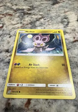 Noibat 158/236 Sm-Unified Minds Regular Nintendo Pokemon Card - Image 1