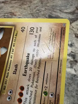 Dugtrio 56/108 Evolutions Regular Nintendo Pokemon Card - Image 4