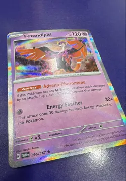 Fezandipiti 096/167 Sv06: Twilight Masquerade Holo Nintendo Pokemon Card - Image 1