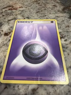Pokemon Cards Commo Psychic Energy Purple Game 2005 Nintendo Pokemon Card - Image 1
