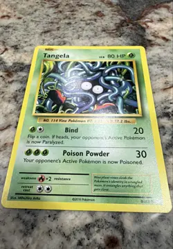 Tangela 8/108 Evolutions Regular Nintendo Pokemon Card - Image 1