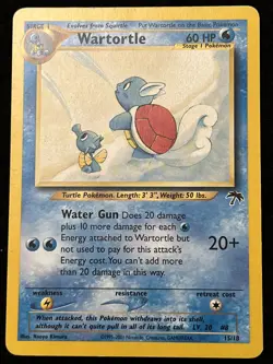 Pokemon WARTORTLE 15/18 (Holo Promo) Southern Islands - LP/Light Play - Image 1