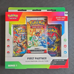 Pokemon First Partner Illustration Collection Series 1 Promo Booster Box Charma… - Image 1