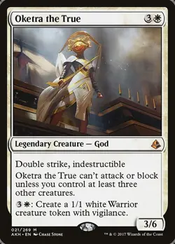 Oketra the True 1x FOIL AKH MTG Amonkhet Mythic MINT white - Image 1