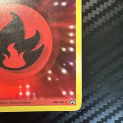 Pokemon TCG Fire Energy 104/108 Ex Power Keepers HP - Image 5