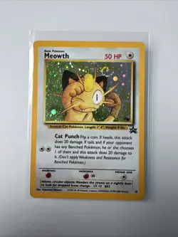Pokemon Meowth 10/53 Wizards Black Star Promo Holo 50 HP Wizards of the Coast - Image 1