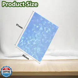 100 Count Sky Blue Card Sleeves for Trading Cards, Perfect Fit Shiny MTG Card - Image 2