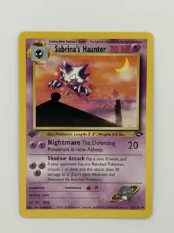 Pokemon TCG 1st Edition Sabrina's Haunter Gym Challenge 55/132 Nm - Image 1