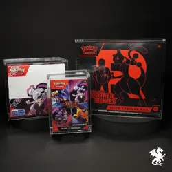 Dragon Glass Protection Pokemon Elite Trainer Box ETB Acrylic Case Magnetic Lid - Image 4