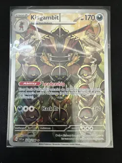 Kingambit 220/198 SV01 Scarlet & Violet Base Set Holo Pokemon TCG Illustration - Image 1