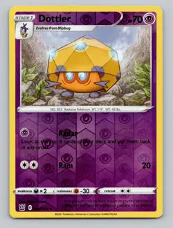 Reverse Holo Dottler 064/163 Uncommon Battle Styles Pokemon - Image 1