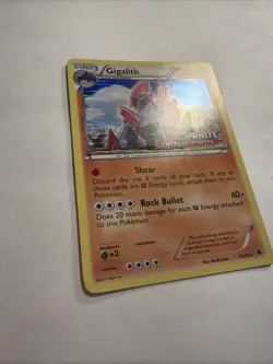 Gigalith 53/98 Pokemon Emerging Powers Pre Release Stamp LP - Image 2