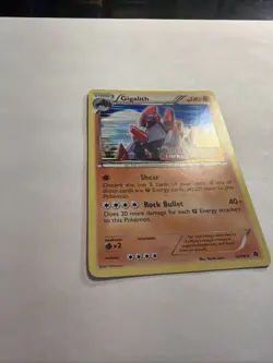 Gigalith 53/98 Pokemon Emerging Powers Pre Release Stamp LP - Image 3