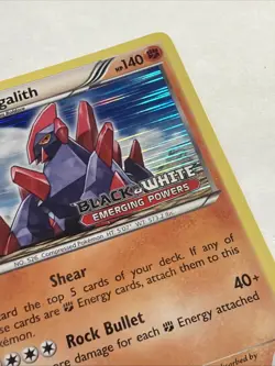 Gigalith 53/98 Pokemon Emerging Powers Pre Release Stamp LP - Image 5