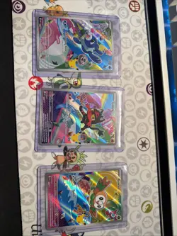 Pokemon First Partner illustration Collection Rowlet Litten Popplio Promo 30th - Image 1