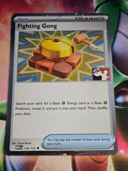 Pokemon TCG Fighting Gong Prize Pack Holo 116/132 NM - Image 1