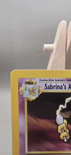 Pokemon Sabrina's Alakazam Holo Gym Challenge 16/132 First 1st Edition - Image 3