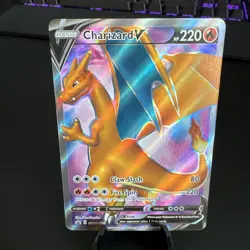 Pokemon TCG Charizard V SWSH Black Star Promo SWSH050 Holo Promo - Near Mint - Image 1