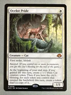 MTG / Ocelot Pride / MH3 / #38 / Regular / Mythic / NM - Image 1